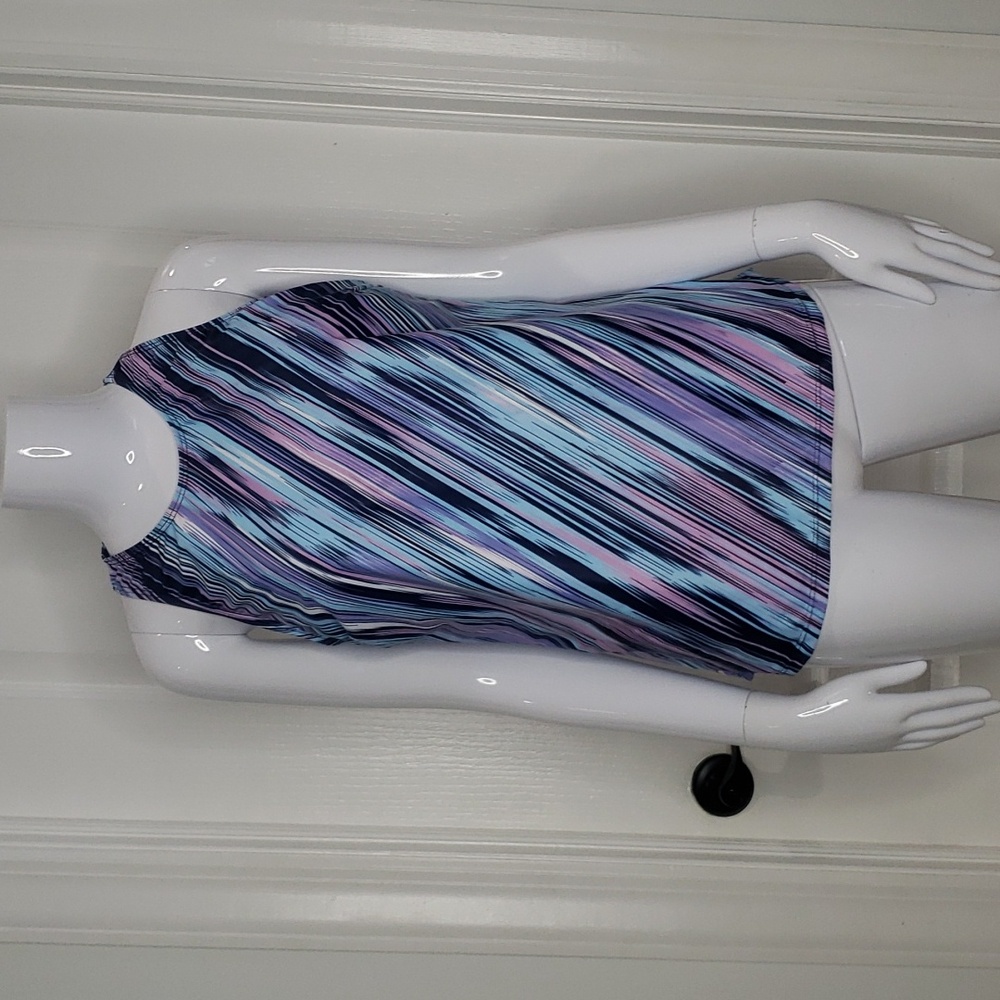 Holipick Tankini Swim Top Blue & Purple NWT Size Large